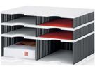 STYRO Système class. styrodoc duo 268-2022211 gris/noir 6 compartiments (7612176108638)