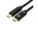 VALUE USB-C-C, Lade & Datenkabel 11.99.8310 Black, ST/ST, PD3.0/100W 3m (7630049624955)