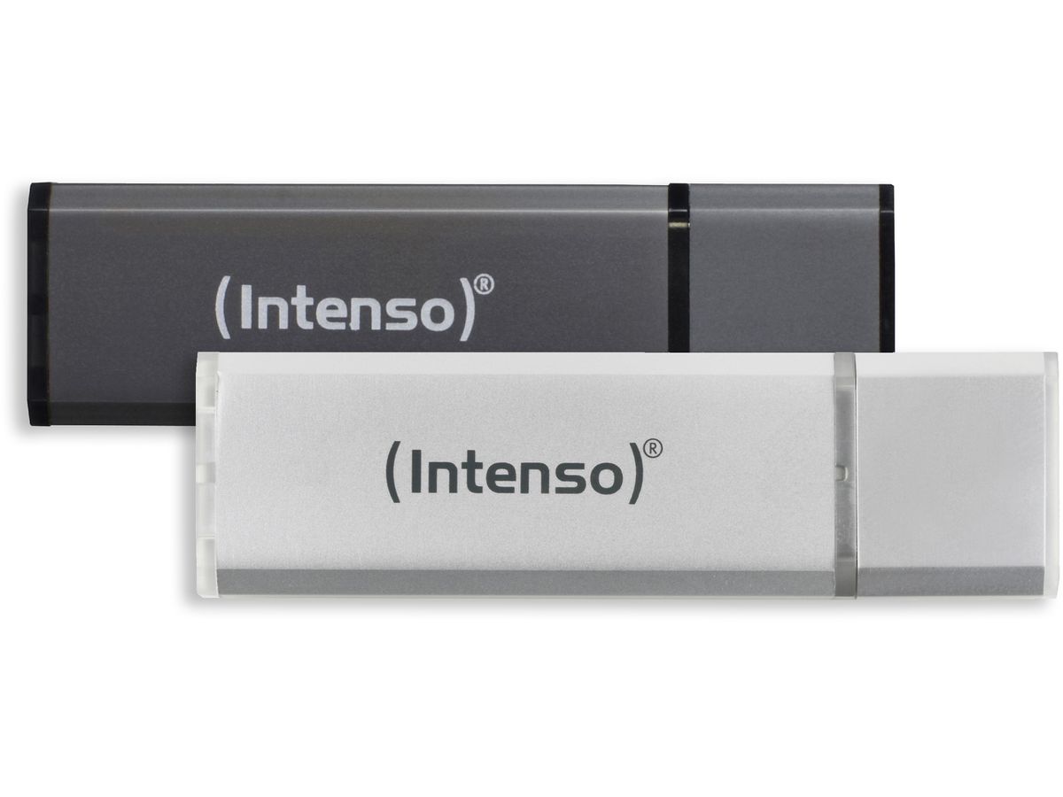 INTENSO USB-Stick Alu Line 32GB 3521480 USB 2.0 double pack (4034303026937)