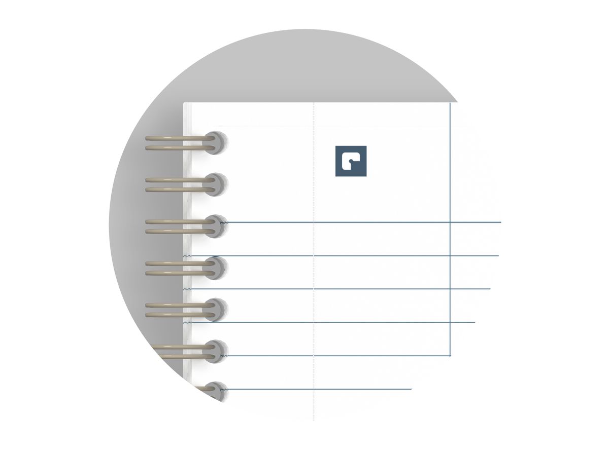 OXFORD Origins Spiralheft 400150004 A4+, liniert 70 Blatt, beige (3020120168173)