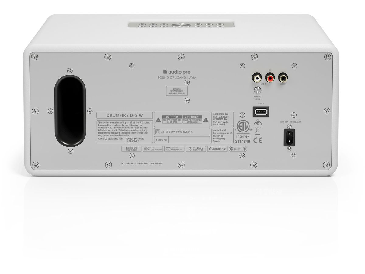 AUDIO PRO Speaker Drumfire D-2 W 15331 White (7330117153317)