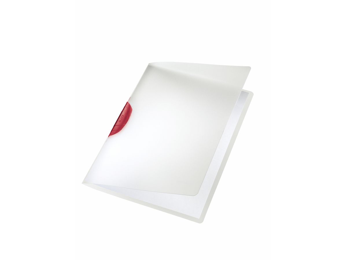 LEITZ Color Clip rot A4 41750025 transparent (4002432341269)