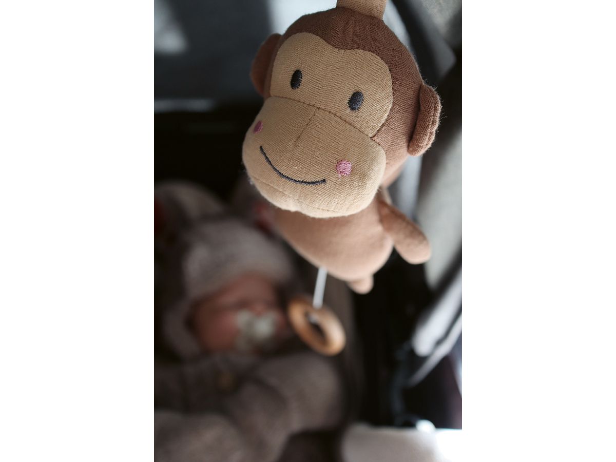 JABADABADO Musica mobile scimmia 26cm K138 marrone (7332599001384)