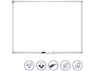 FRANKEN Tableau blanc 80x120 cm SC918012 U-Act!Line, acier, peint (4016946221641)