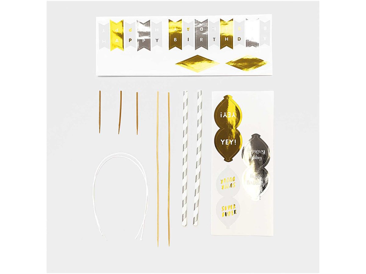 RICO DESIGN Caketopper Happy Birthday 81004.02.22 (4051271151126)