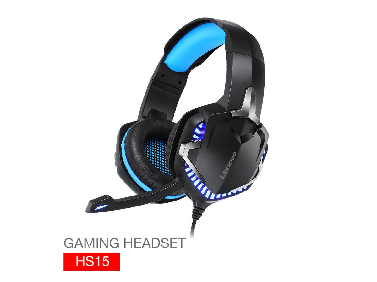 LENOVO Gaming Headphones HS15 HS15-BK (6970648212865)