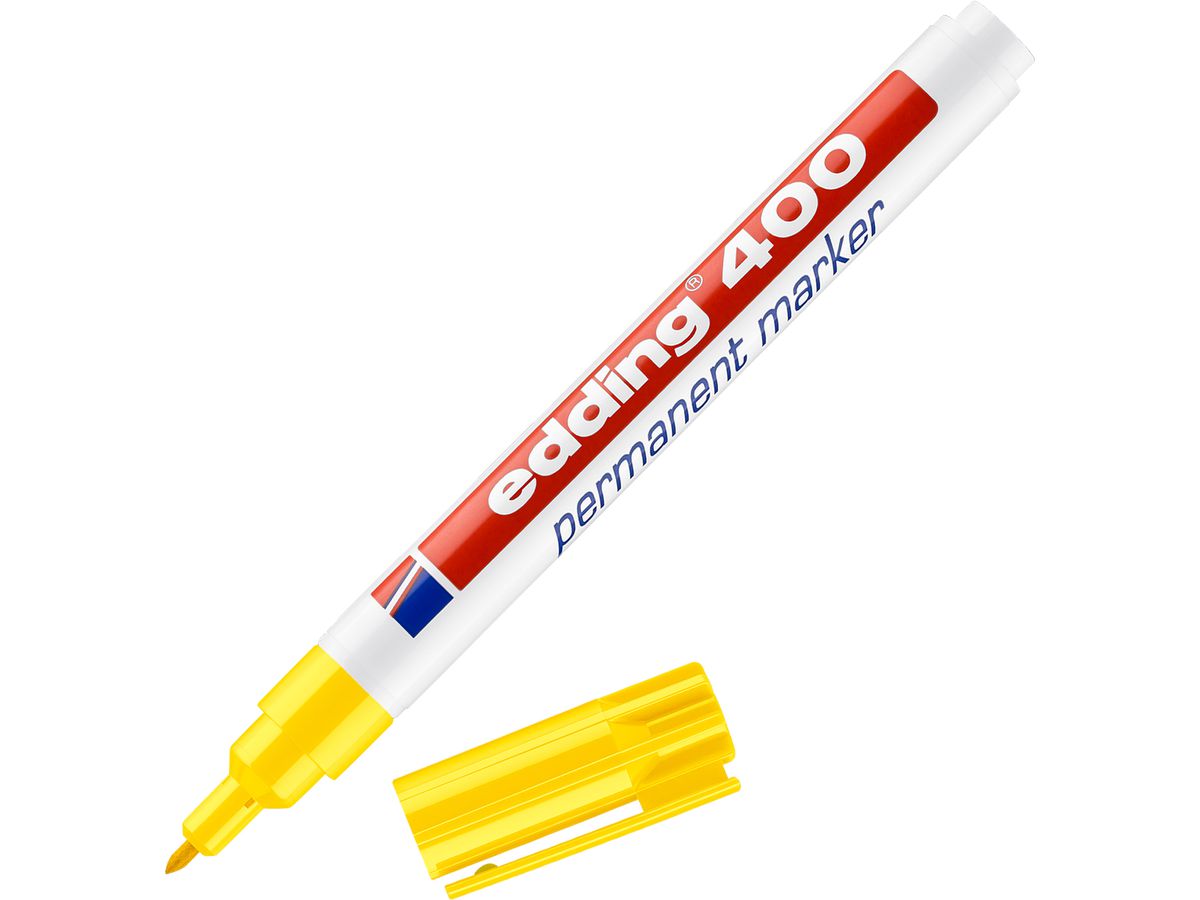 EDDING Permanent Marker 400 1mm 400-5 gelb (4004764315819)