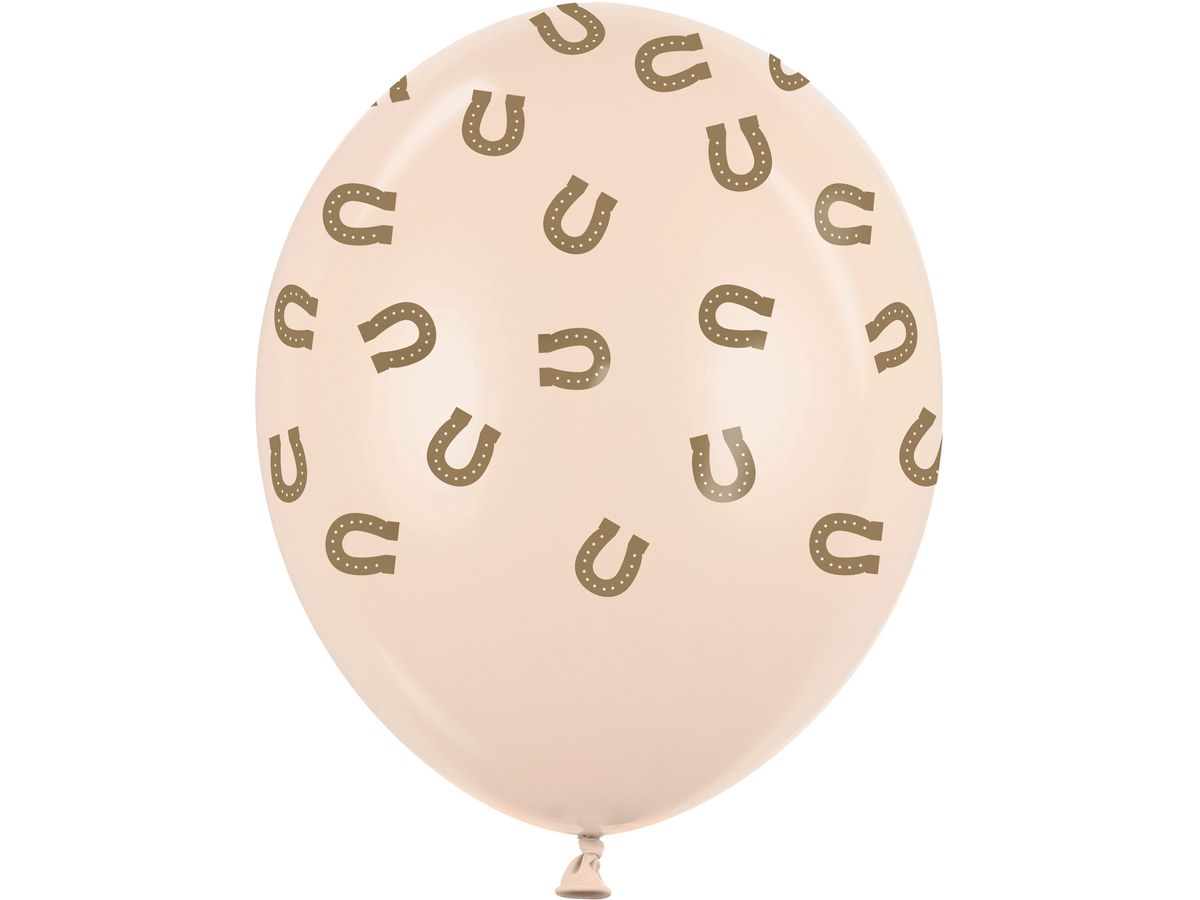 PARTYDECO Ballons 30cm SB14P3440226 Fer à cheval 6 pièces (5904555099869)