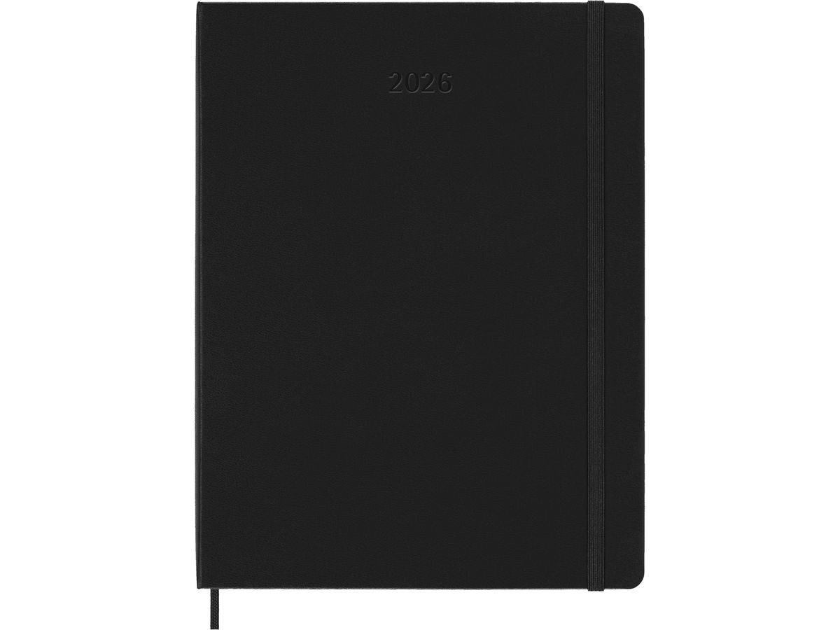 MOLESKINE Agenda Smart Weekly Pro 2026 SMDHB12PRO4Y26 1S/2P nero HC 19x25cm (8056999275853)