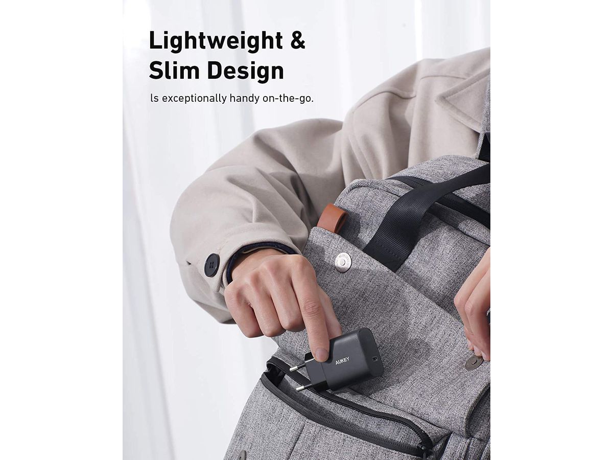 AUKEY Swift 20W PD Wall Charger PA-F1S black (0608119200306)