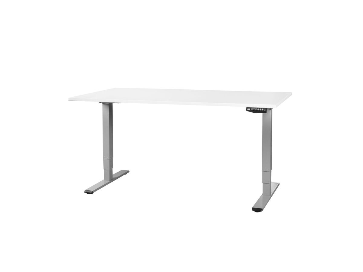 CONTINI Tavolo da uffico 160x80cm 101202 bianco/grigio, ET225E (9470101202008)