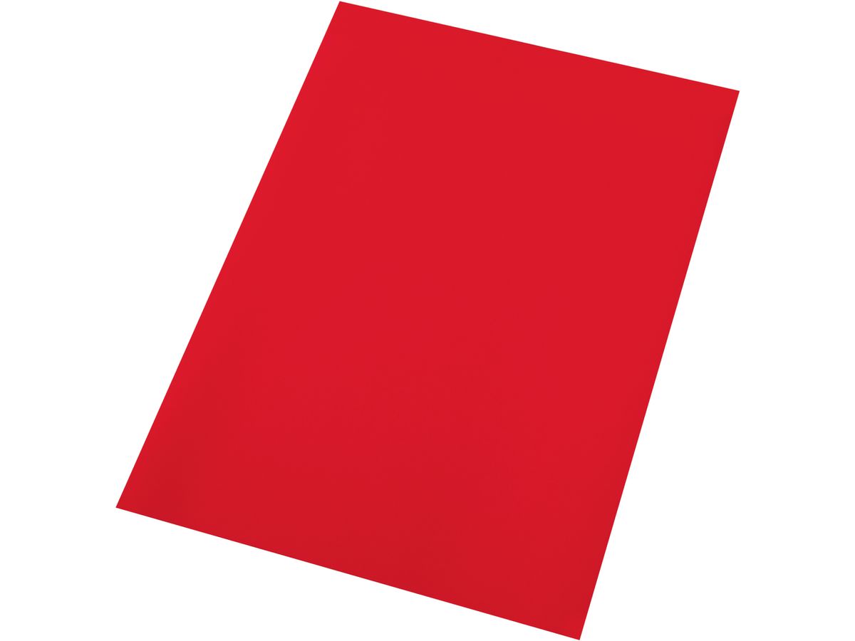 GBC HiGloss Umschlagmaterial A4 CE020030 rot, 250g 100 Stück (8019152801955)