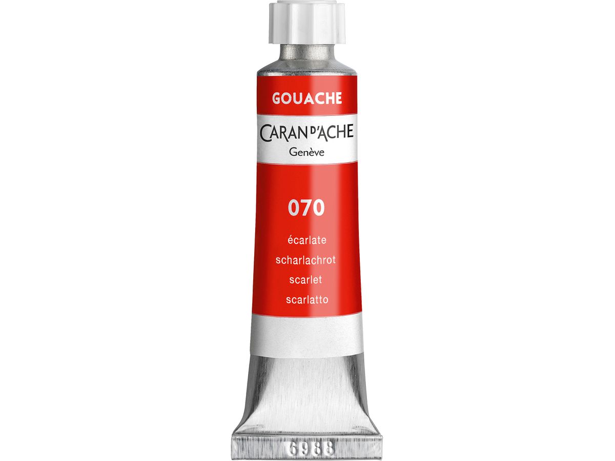 CARAN D'ACHE Deckfarbe Gouache 10ml 2001.070 rot (7610186130236)