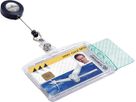 DURABLE Porte-badge pour 2 cartes 822419 a. enrouleur, 54x85mm 10pcs. (4005546802770)