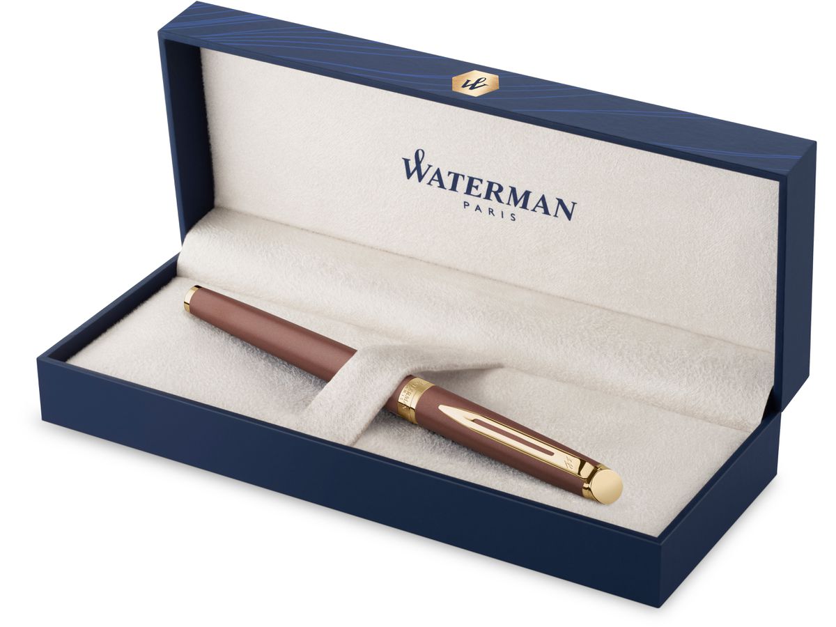 WATERMAN Füllfederhalter Hémisphère M 2217947 Understated Ed. Metal Copper (3026982179487)