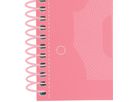 OXFORD Libro a spirale scacchiera A4+ 400117272 rosa pastel 80 fogli (8412771028190)