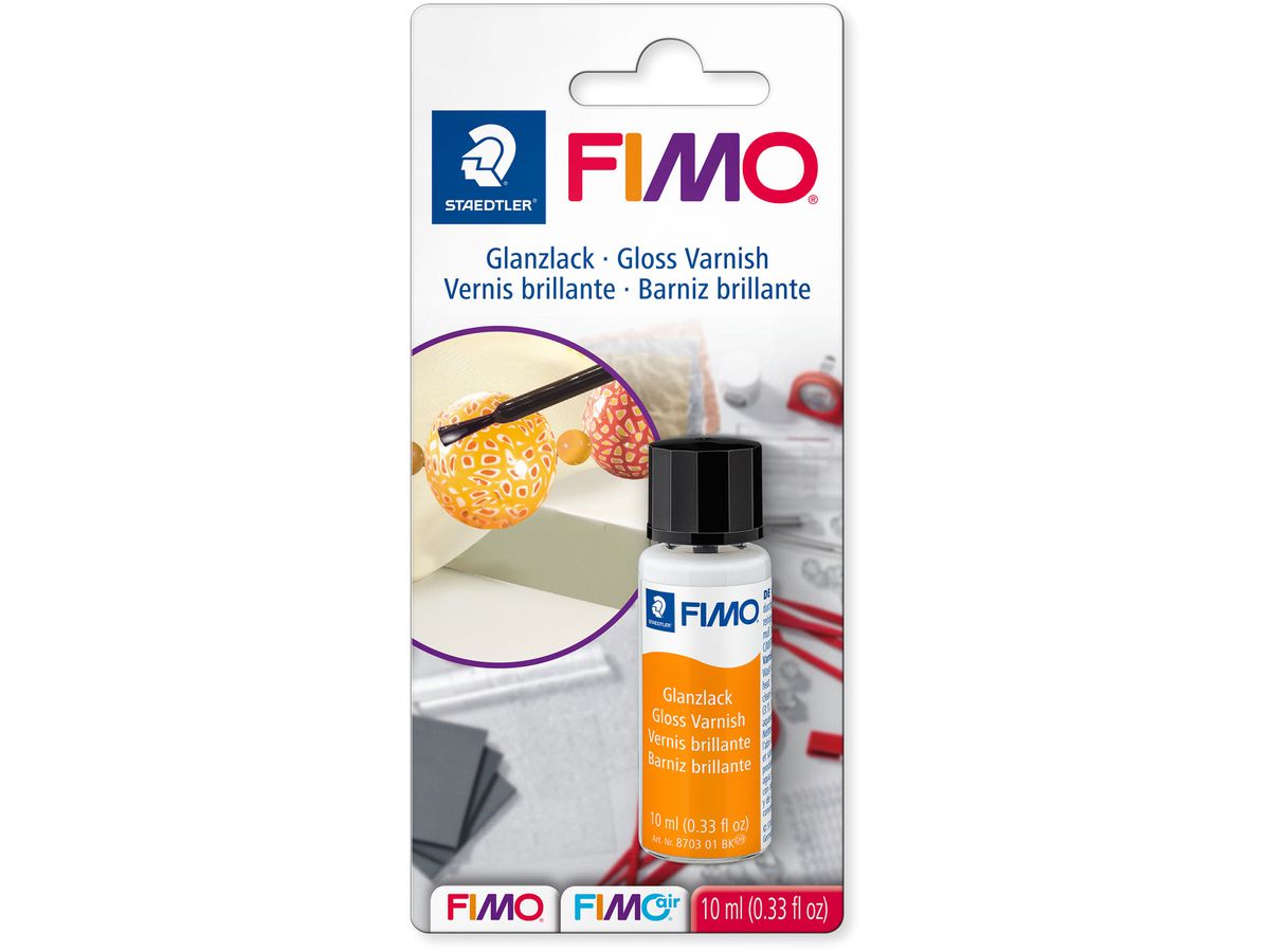FIMO Vernice glossy 10ml 870301BK Pennello (4006608002367)