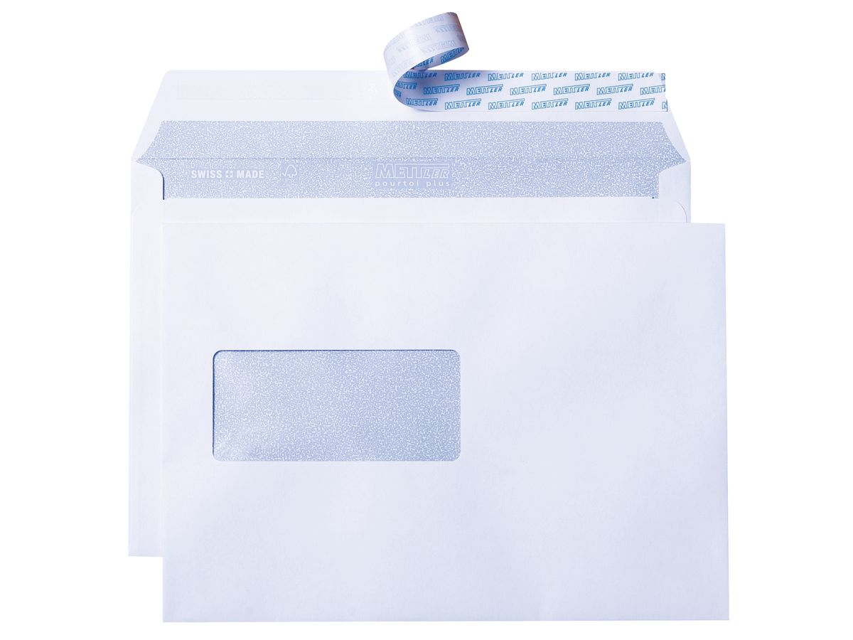METTLER Couvert Fenster links C5 8065 100g,ultraweiss,Kleber 500 St. (7640126062037)