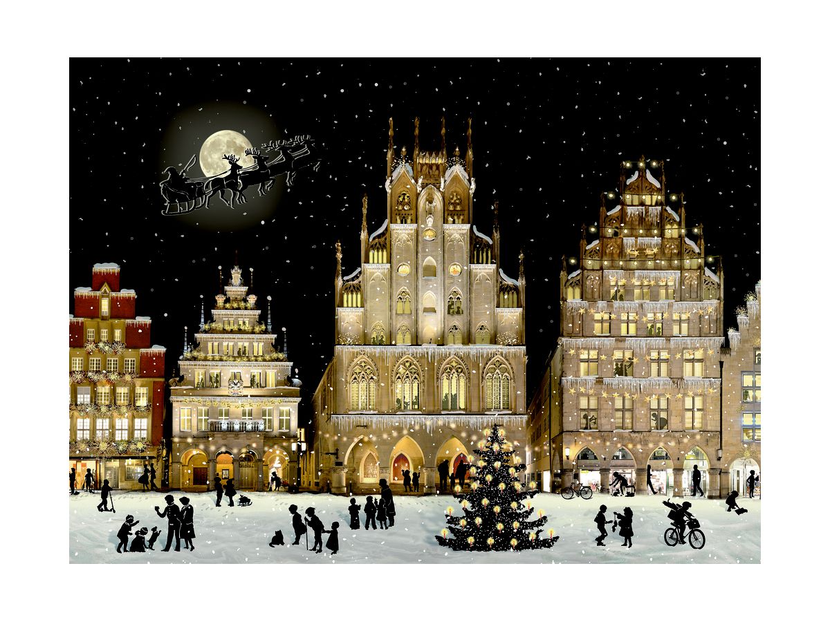 COPPENRATH Calendrier de l'Avent A4 95320 Panorama de la ville de Noël (4050003953205)