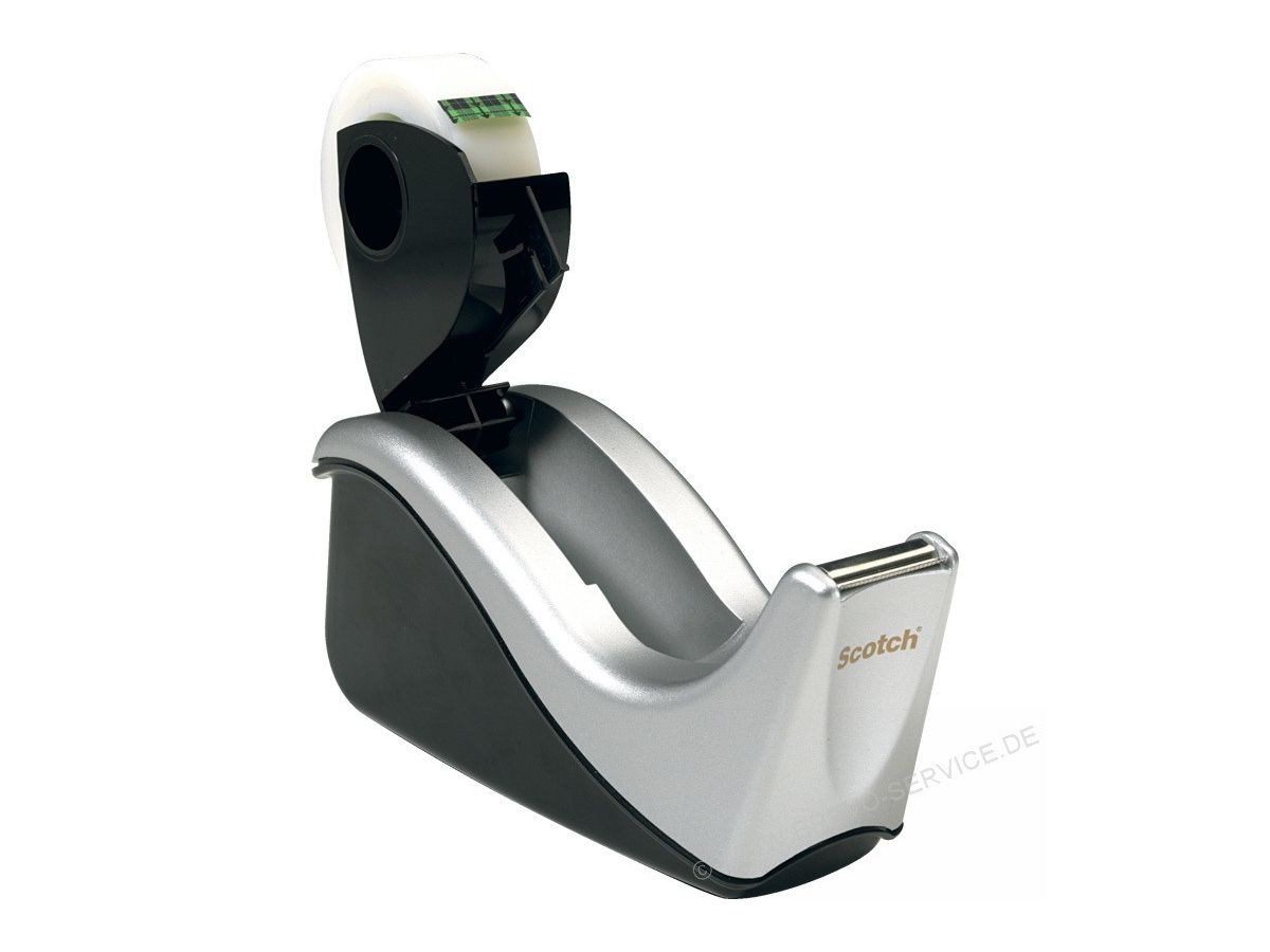 SCOTCH Dérouleur table argent/noir C60-ST incl.1 roul.Magic 810 19mmx33m (4046719105472)