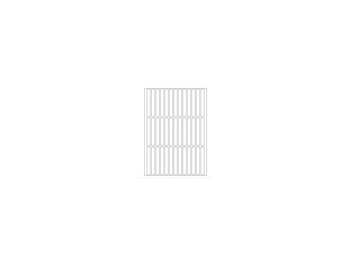 HERMA Etiquettes 6×50mm 2530 blanc 1248 pcs. (4008705025300)