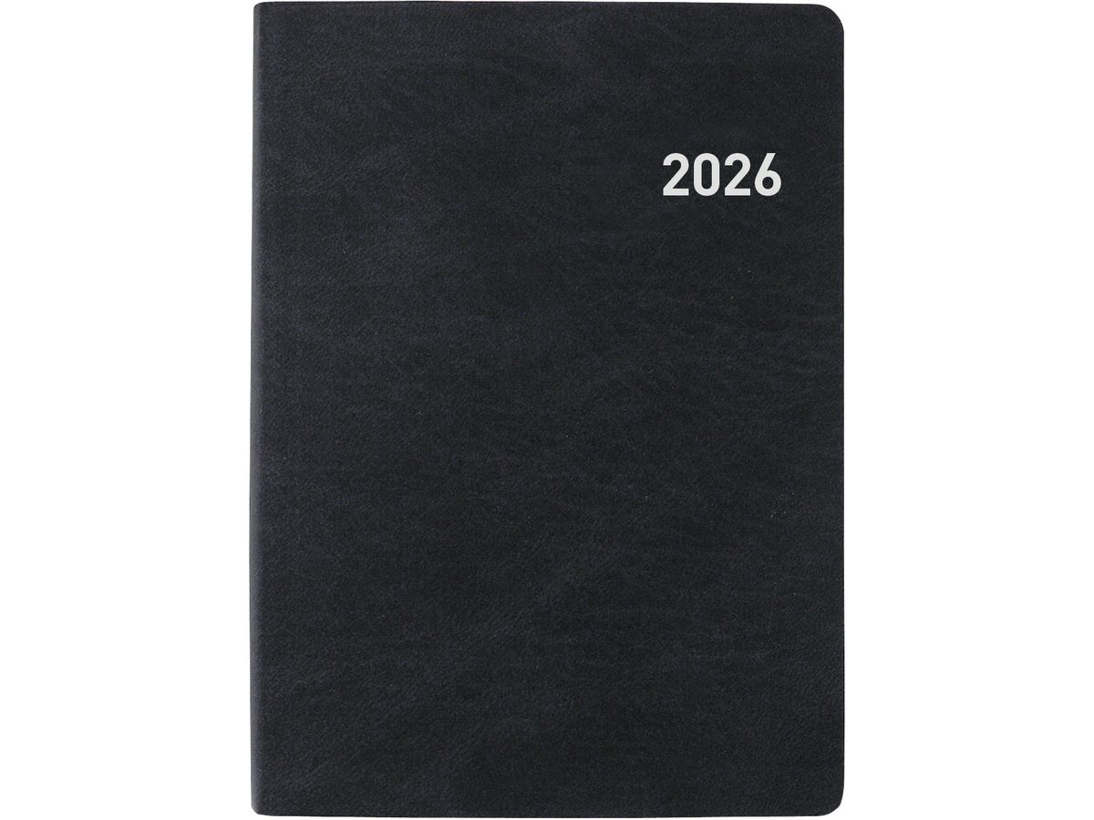 BIELLA Agenda Technikus 2026 825101020026U 1G/1P nero ML 10.1x14.2cm (7611365525317)
