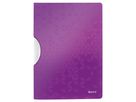 LEITZ Fermeture à pince WOW A4 41850062 violet 30 flls. (4002432106523)