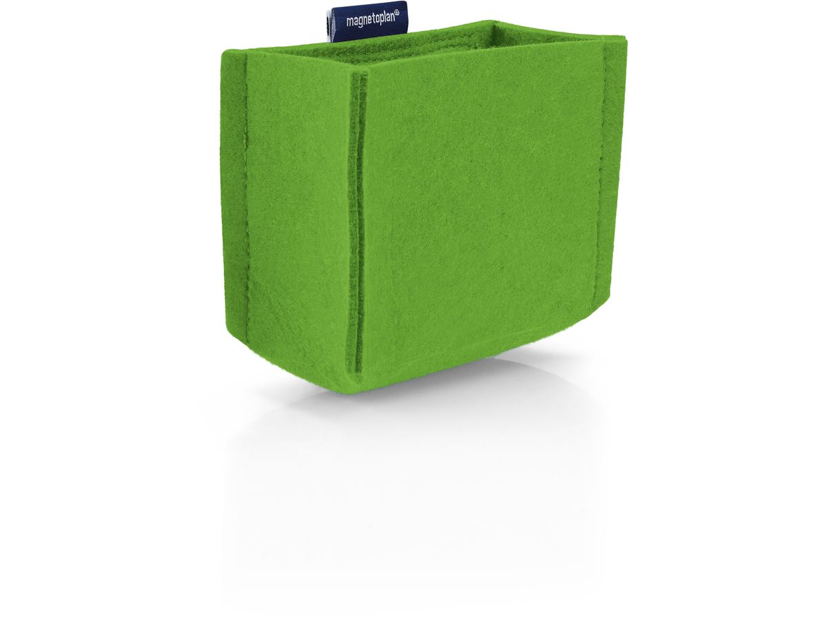 MAGNETOPLAN Portapenne magnetoTray M 1227705 verde, feltro riciclato (4013695063003)