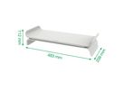 LEITZ Support pour moniteur Ergo 6504-00-85 Gris (4002432134816)