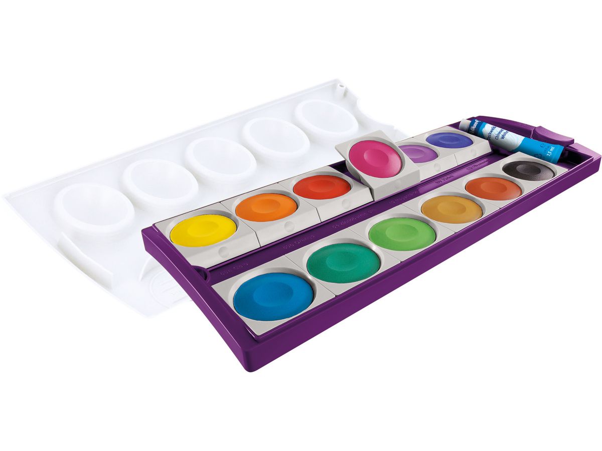 PELIKAN Scatola dei colori K12 701327 viola 12 colori (4012700701329)