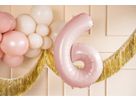 PARTYDECO Folienballon Ziffer 6 72cm FB230P6081J rosa (5904555034389)