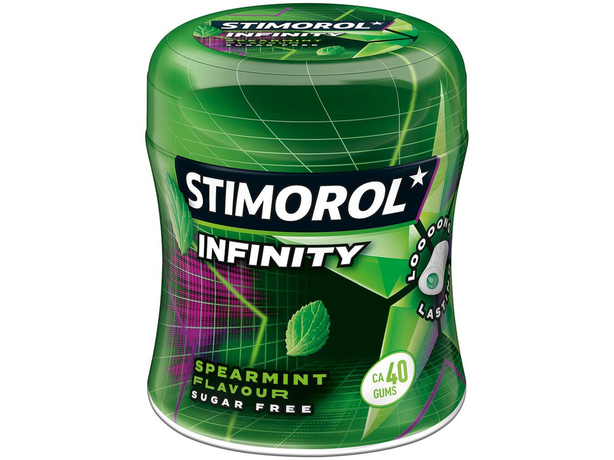STIMOROL Kaugummi Infiniti Spearmint 3683 88g (7622210695505)