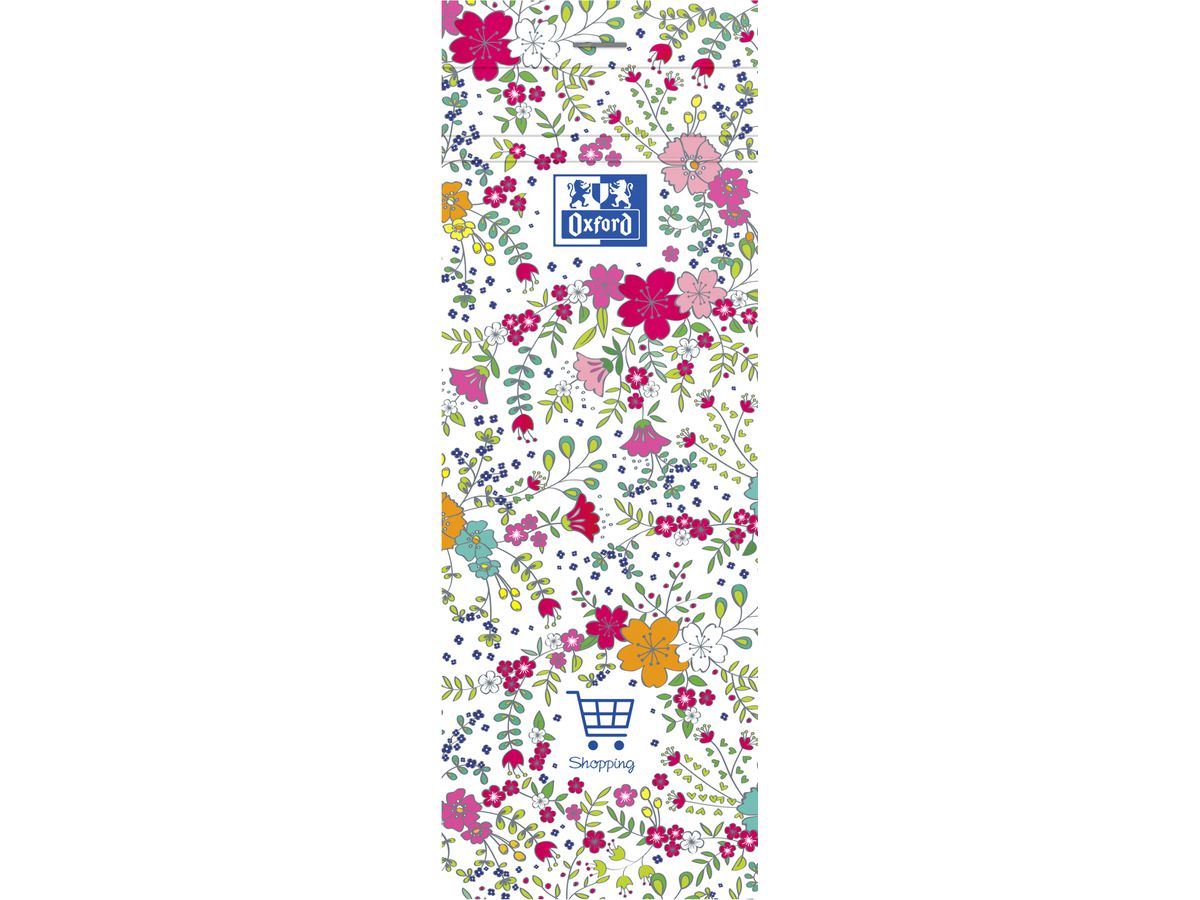 OXFORD Shopping Planer ForMe 7.4x21cm 400111054 3 Designs, liniert 90g 4 Blatt (3020120131535)