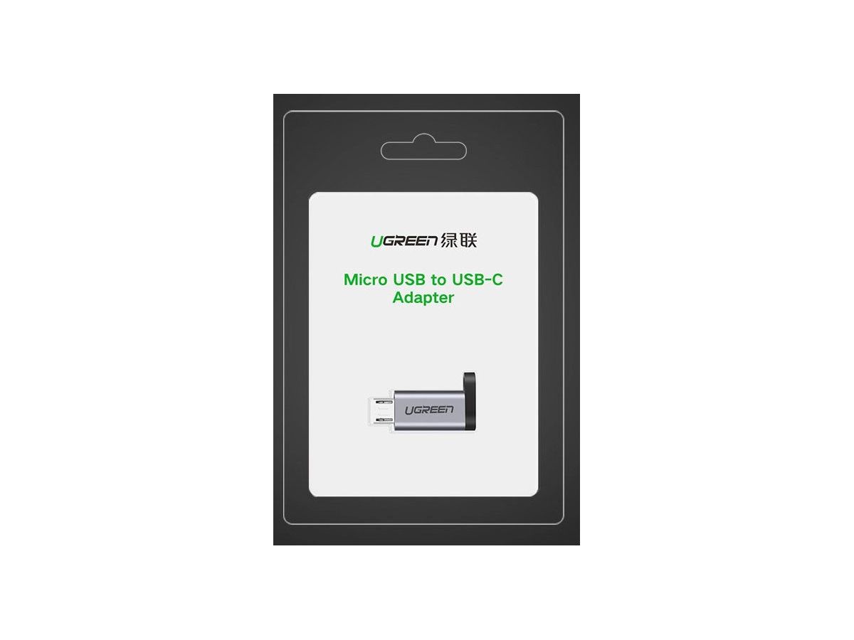 UGREEN Adapter USB-C 50590 Female/Micro USB Male (6957303855902)