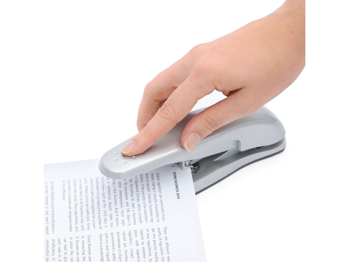 RAPESCO Heftgerät 0745 silber 20 Blatt (5018505126649)