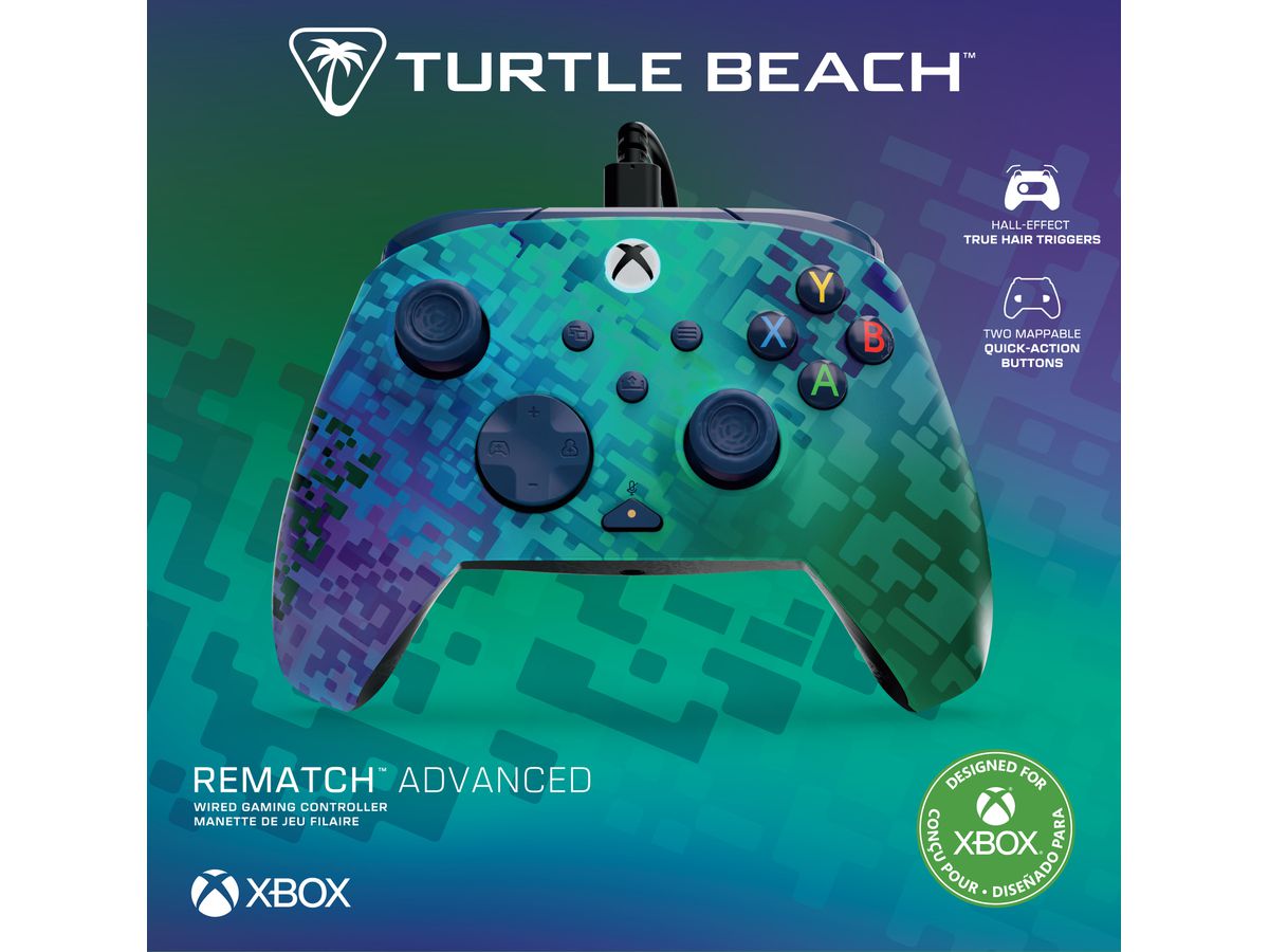 TURTLE BEACH Rematch Advanced Wired Ctrl. TBC-2004-55 XB Glitch Green (0840454400564)
