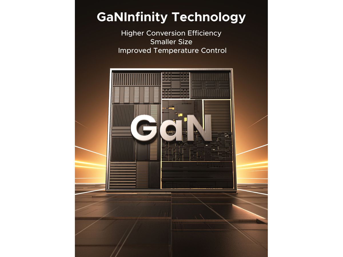 UGREEN Fast Charger 2-Port 45W GaN 65822 Retractable Cable (6941876268221)