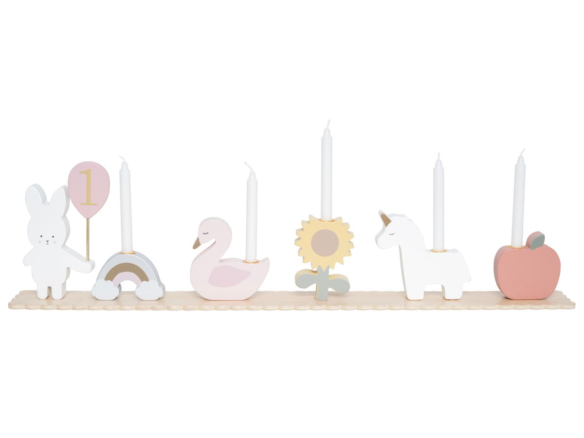 JABADABADO Decorazione di compleanno 63cm T313 rosa 11 pezzi (7332599003135)