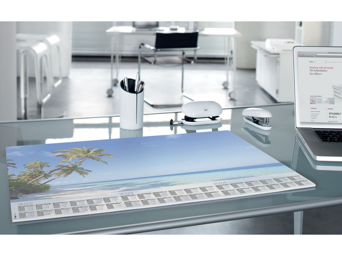 SIGEL Schreibunterlage 595x410mm HO470 Papier Kalendarium, 3 Jahre (4004360841323)