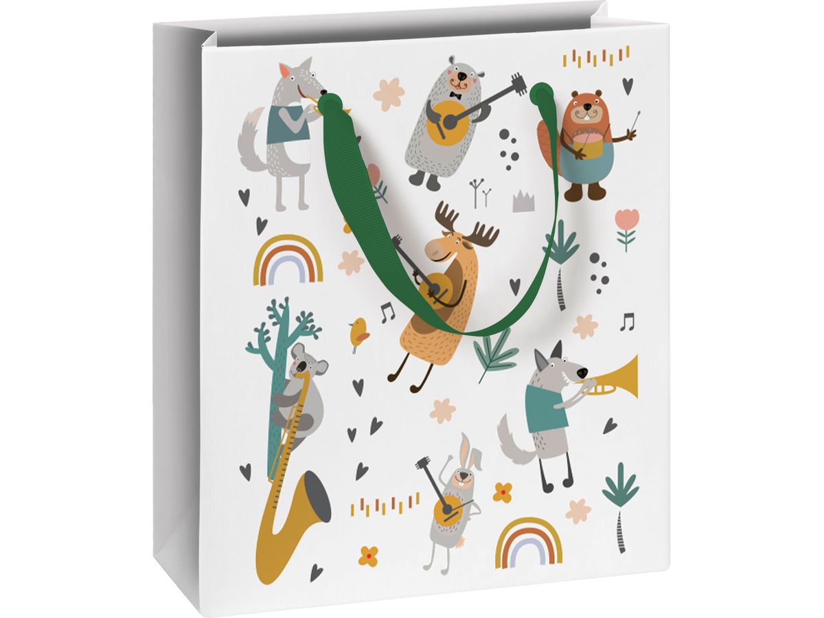 STEWO Geschenktasche Musicstars 2543514060 weiss 18x8x21cm (7630050887295)