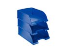 LEITZ Corbeille courrier Jumbo+ A4 52330035 bleu (4002432370894)