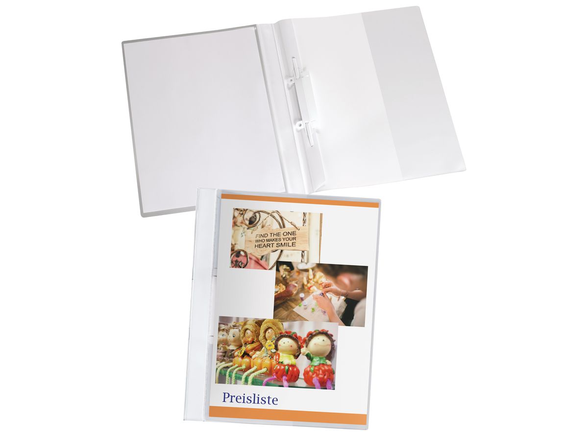 KOLMA Schnellhefter Vario A4 XL 11.005.16 weiss, ExtraSolid (7611967110102)