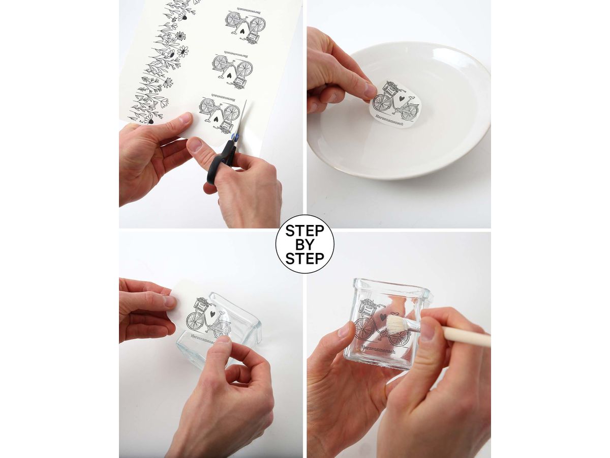 I AM CREATIVE Film décalomanie à eau A4 4010.57 clair 2 pièces (7611983223725)