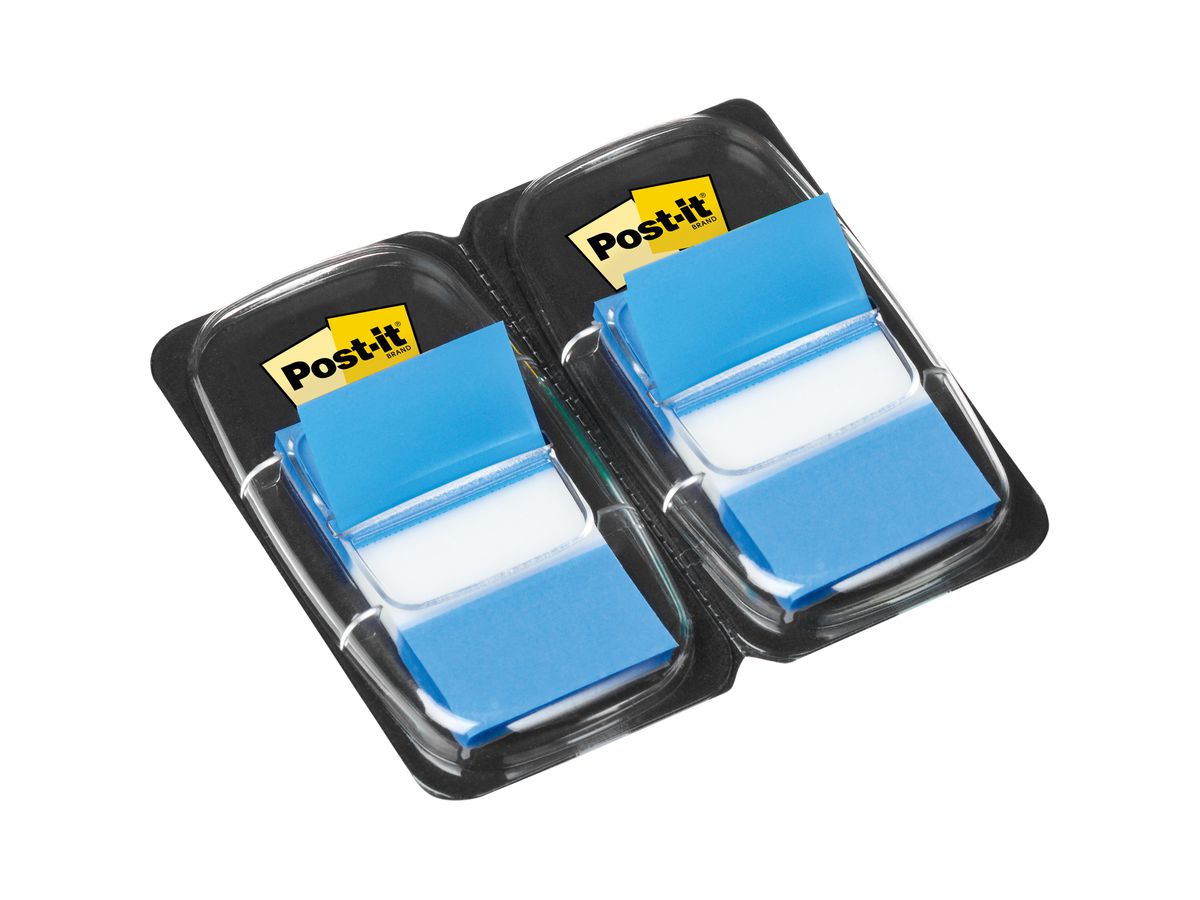 POST-IT Index 2er Set 25,4x43,2mm 680-B2 blau 2x50 Stück (0051141920603)