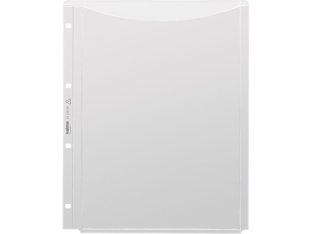 KOLMA Poches kangourou ExtraSolid A4 56.128.20 entièrement couvrant 5 pcs. (7611967560549)