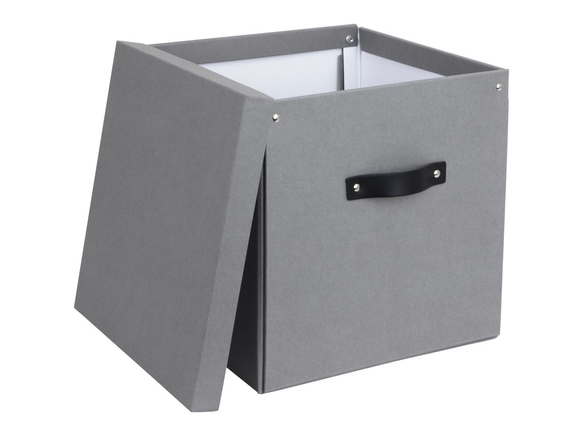 BIGSO BOX OF SWEDEN Boîte de rangement Logan 990154133L03 gris 31.5x31.5x31cm (7330061066855)