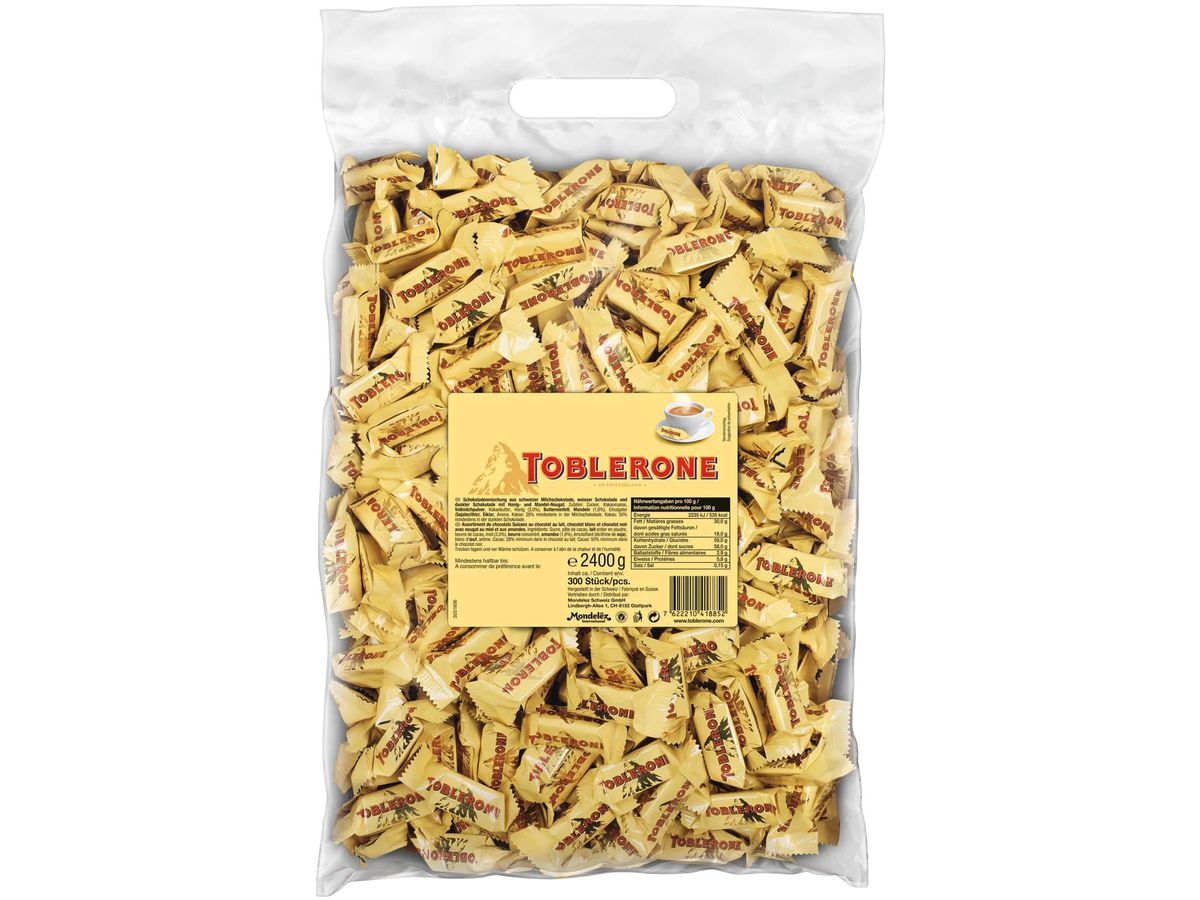 TOBLERONE Schokoladenriegel 331580 Tiny Milk Gastro 2.4 kg (7622210418869)