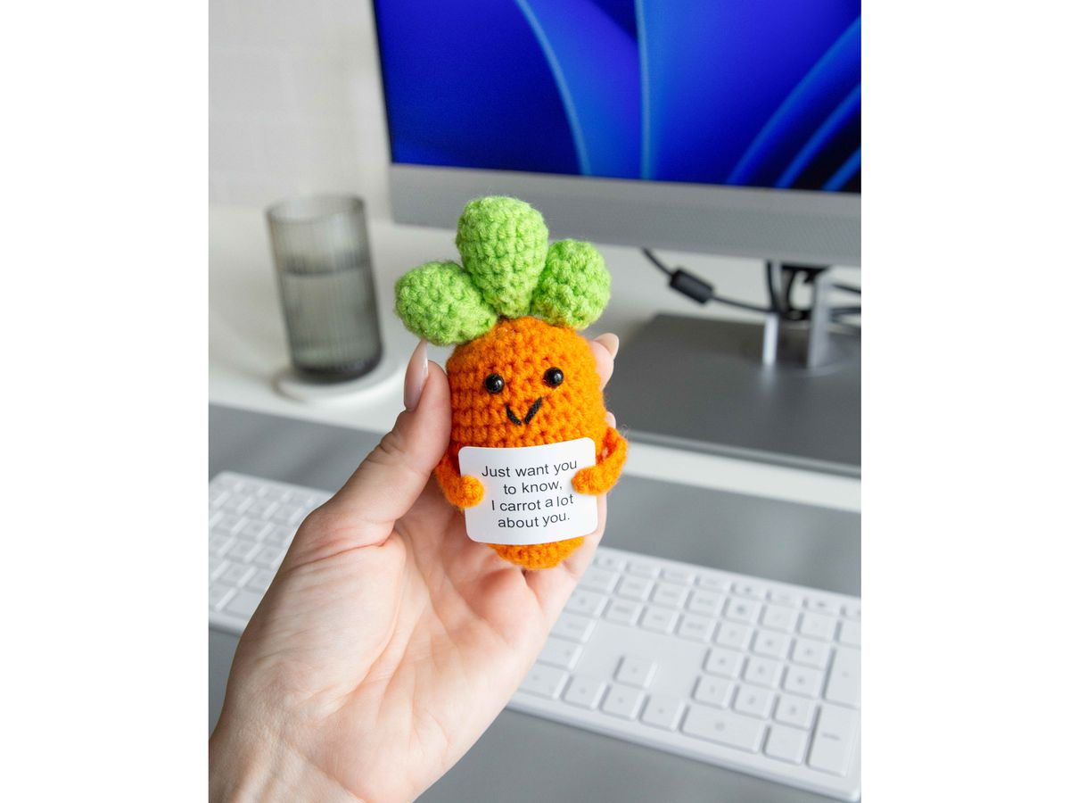 I AM CREATIVE Positive Carrot 11cm 1000-1460 orange (7611983263561)