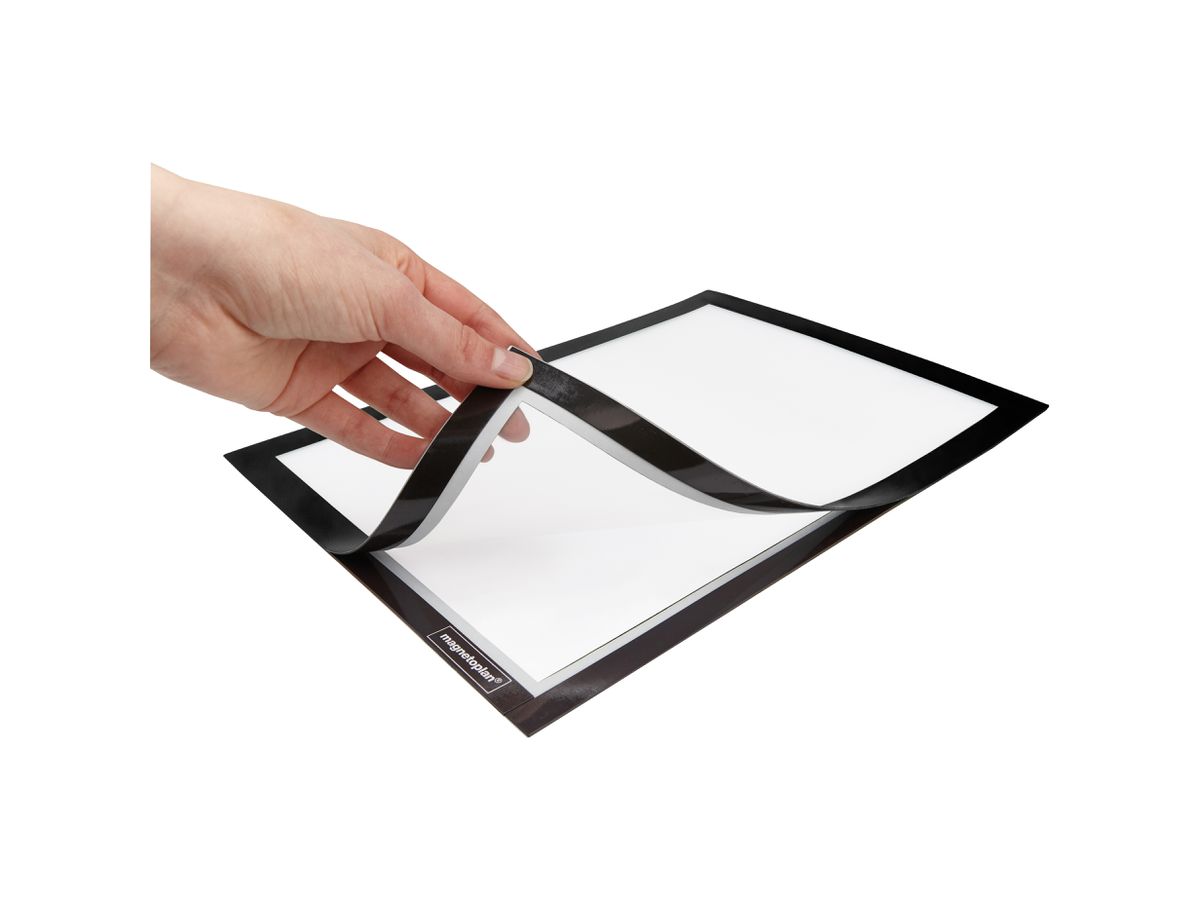 MAGNETOPLAN Magnetrahmen A4 1131912 selbstklebend, schwarz 2 Stk. (4013695064987)