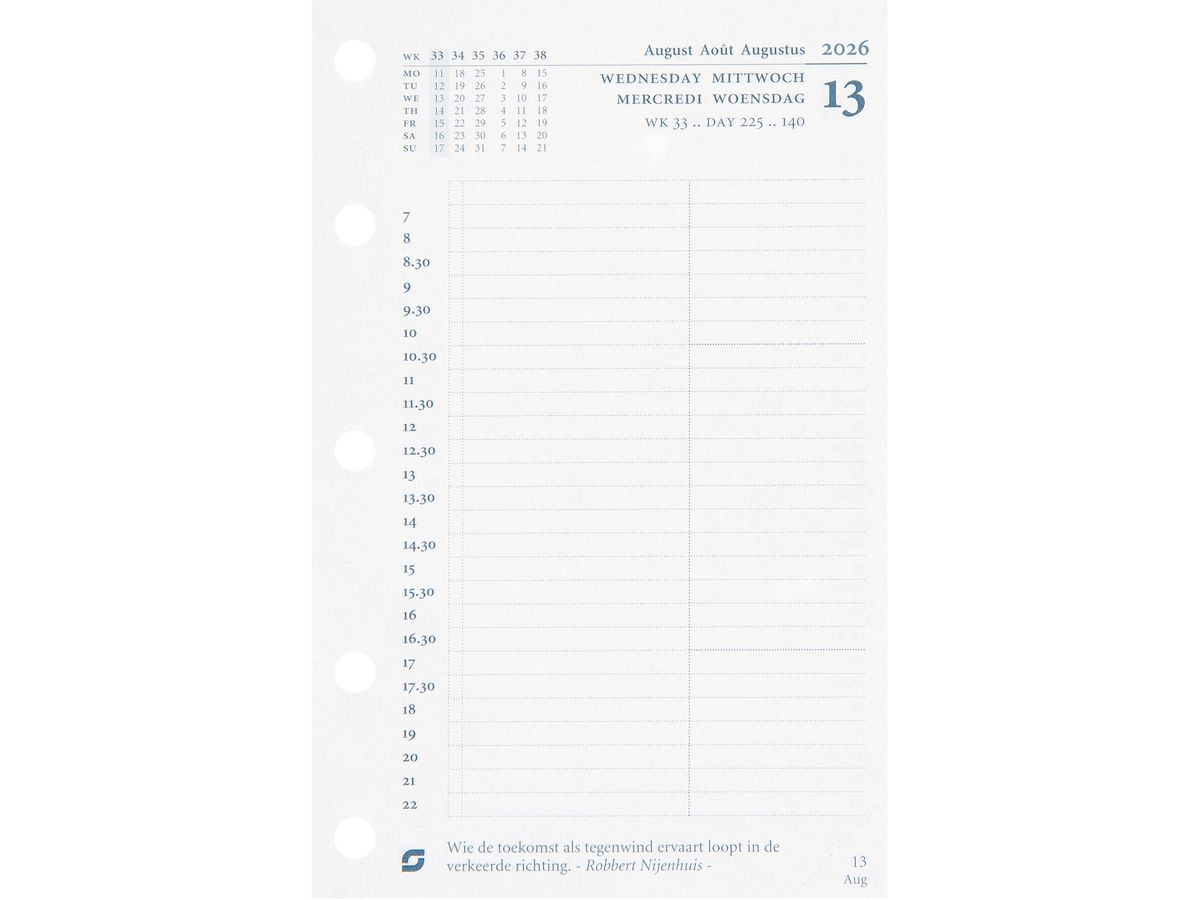 SUCCES Agenda Mini 2026 841209000026U 1T/1S Ersatzkal. 6.7x10.4cm (8717481254250)